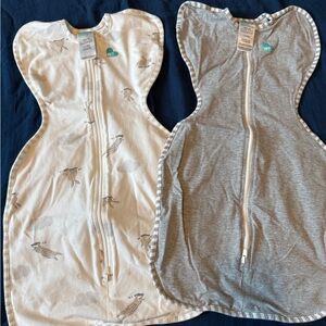 Love to Dream Swaddle - White and Gray